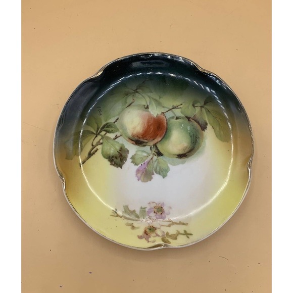 Beautiful Antique J & C Jaeger & Co. Bavaria Louise Fruit Plate A. Koch Signed - Picture 2 of 11
